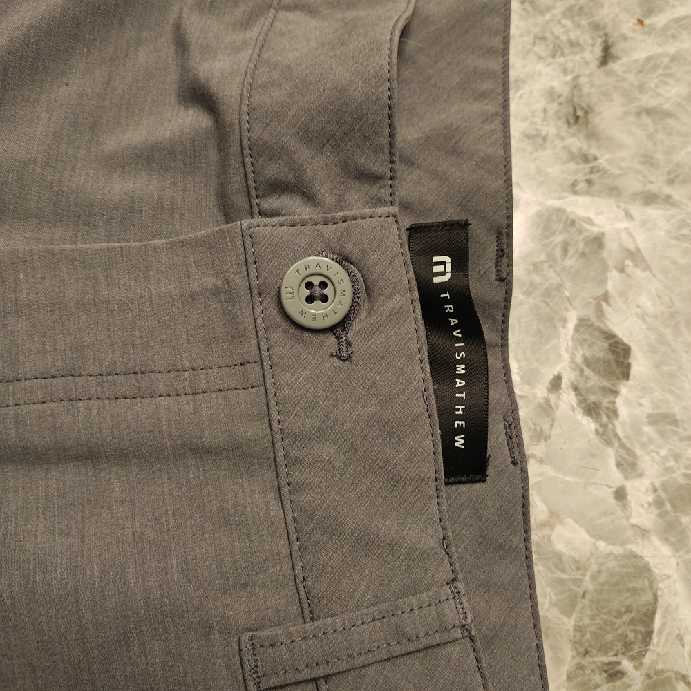 TravisMathew Light Gray Men's Dress Pants 40 Waist